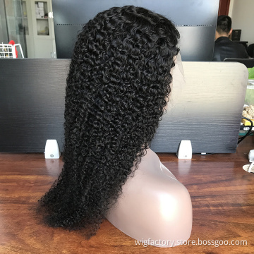 4*4 Lace Front Afro Human Hair Wig,Wig With Human Hair For Black Women,Remy Brazilian Short Lace Front Human Hair Wig